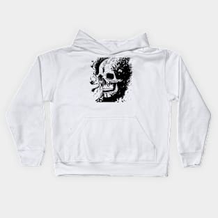 detailed skull Kids Hoodie